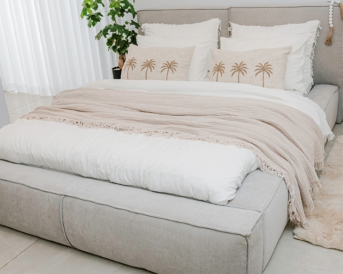 סט מצעי טטרה זוגי עם פרנזים